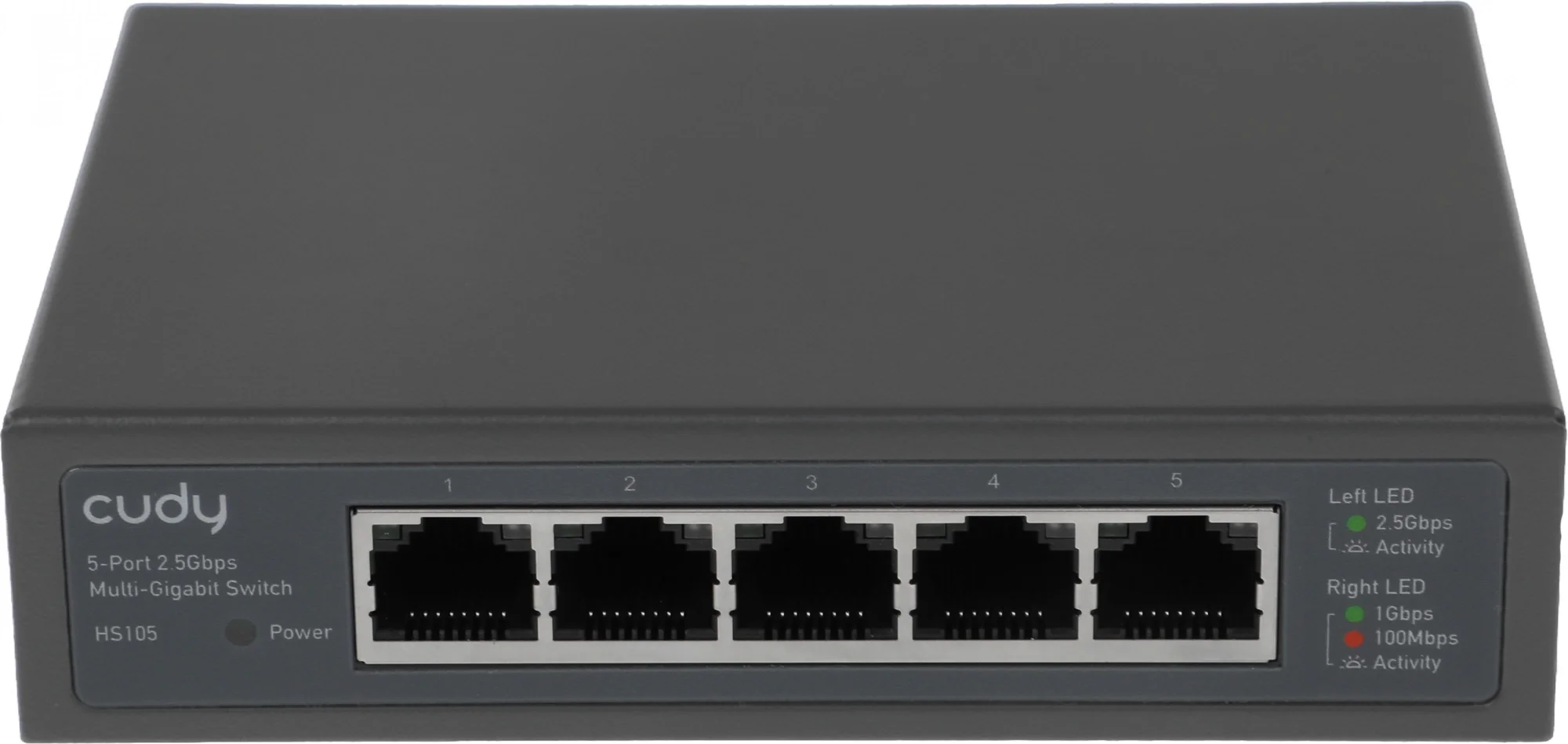 Коммутатор Cudy HS105 (L2) 5x2.5 Гбит/с неуправляемый
