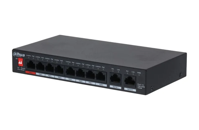 Коммутатор Dahua 10-Port Cloud Managed Gigabit Switch with 8-Port PoE