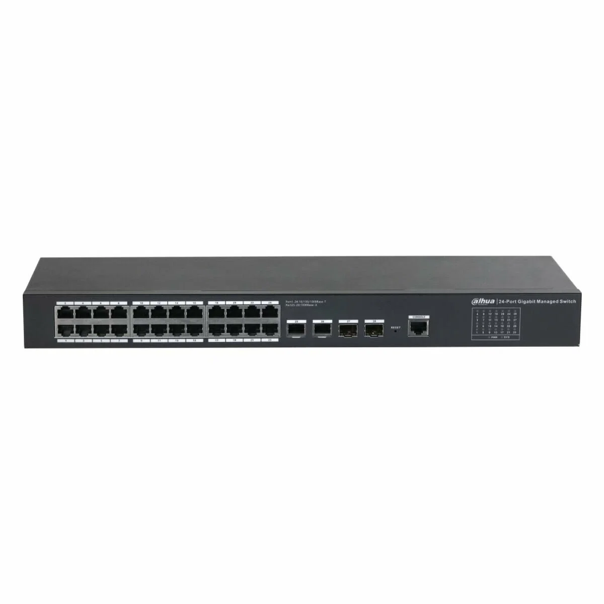Коммутатор Dahua 28-Port Managed Gigabit Non-PoE Switch, Metal case