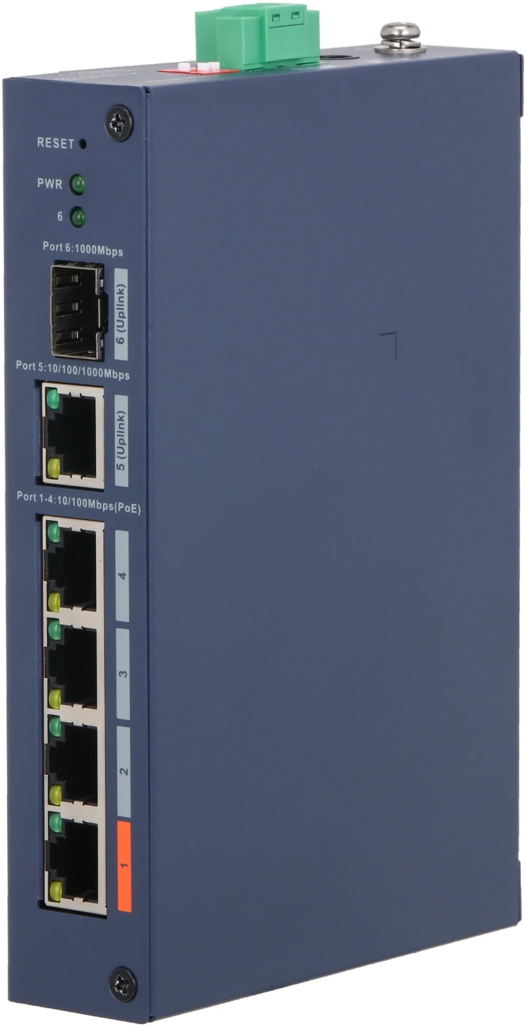 Коммутатор Dahua DH-CHS4106-4ET-60 4x100 Мбит/с 1x1 Гбит/с управляемый