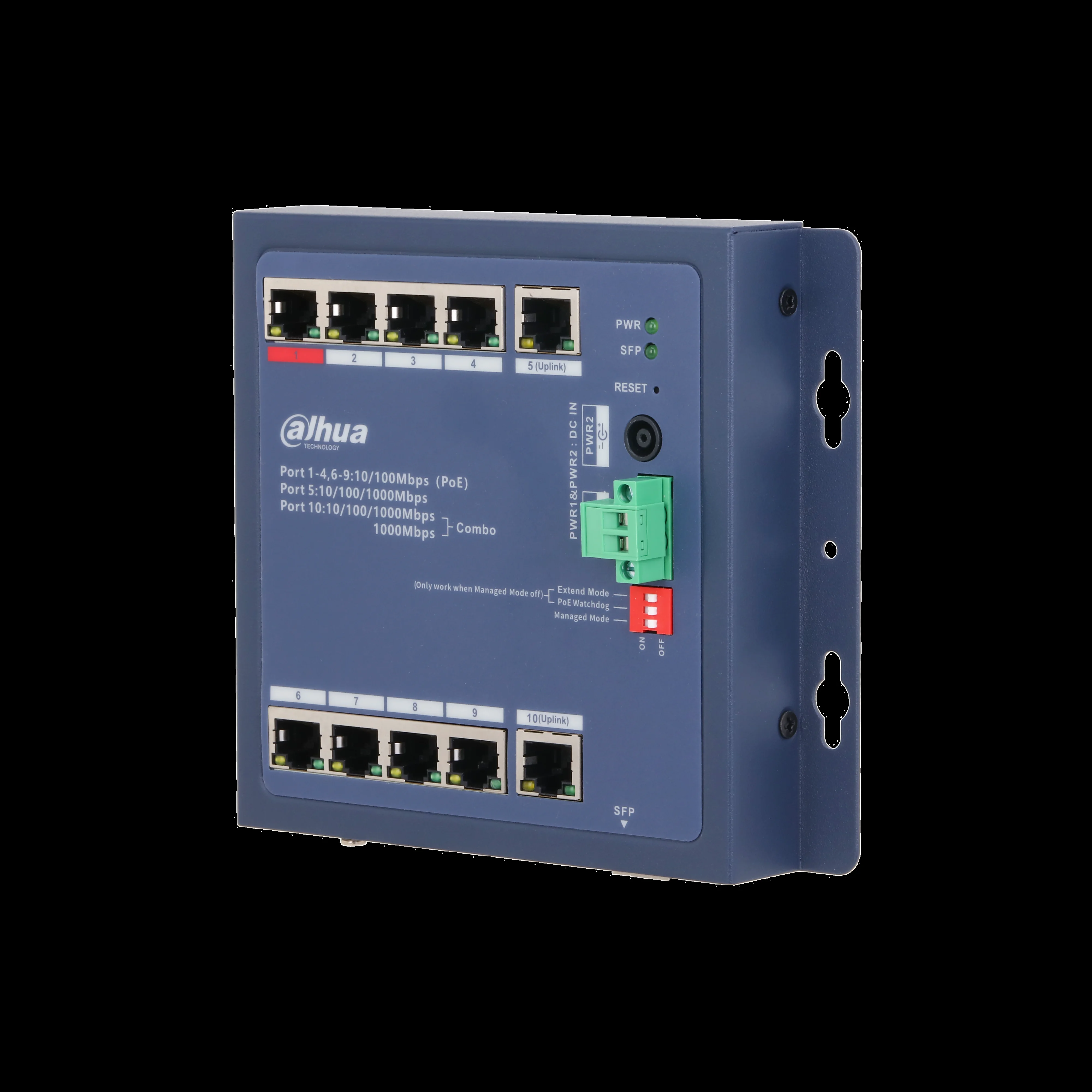 Коммутатор Dahua DH-CHS4110-8ET