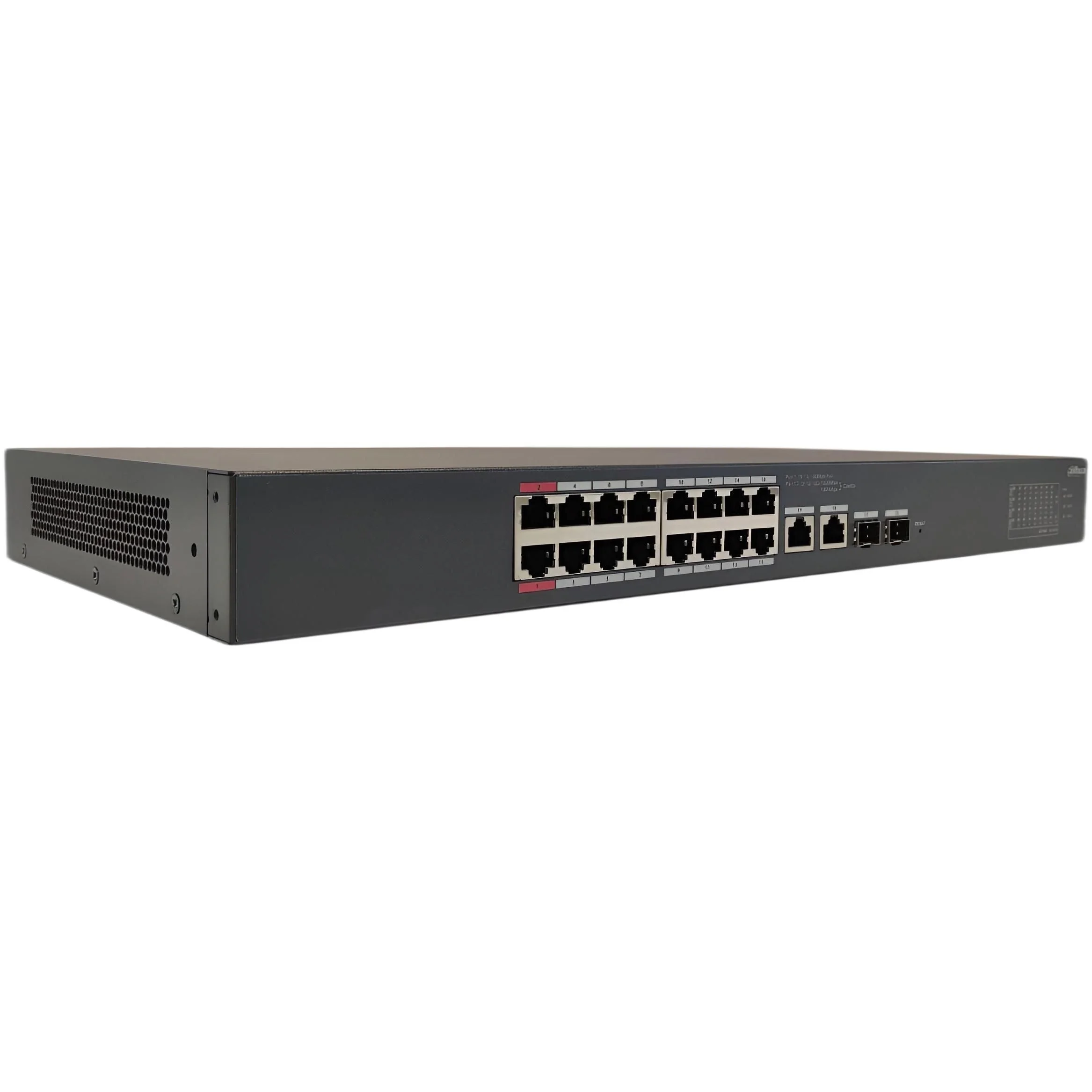 Коммутатор Dahua DH-CS4218-16ET-135 (L2) 16x100Мбит/с 2xКомбо (1000BASE-T/SFP) 16PoE 135W управляемый