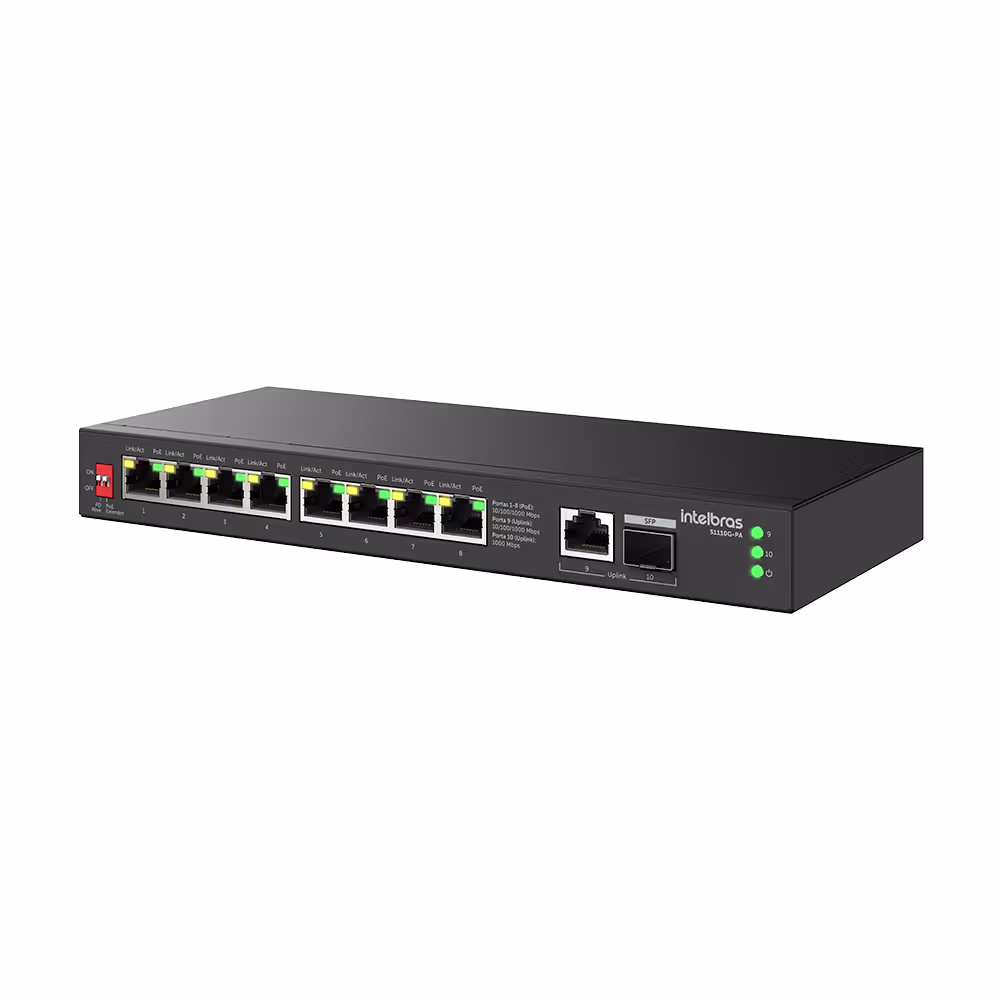 Коммутатор Dahua DH-HS4210-8GT-110 управляемый