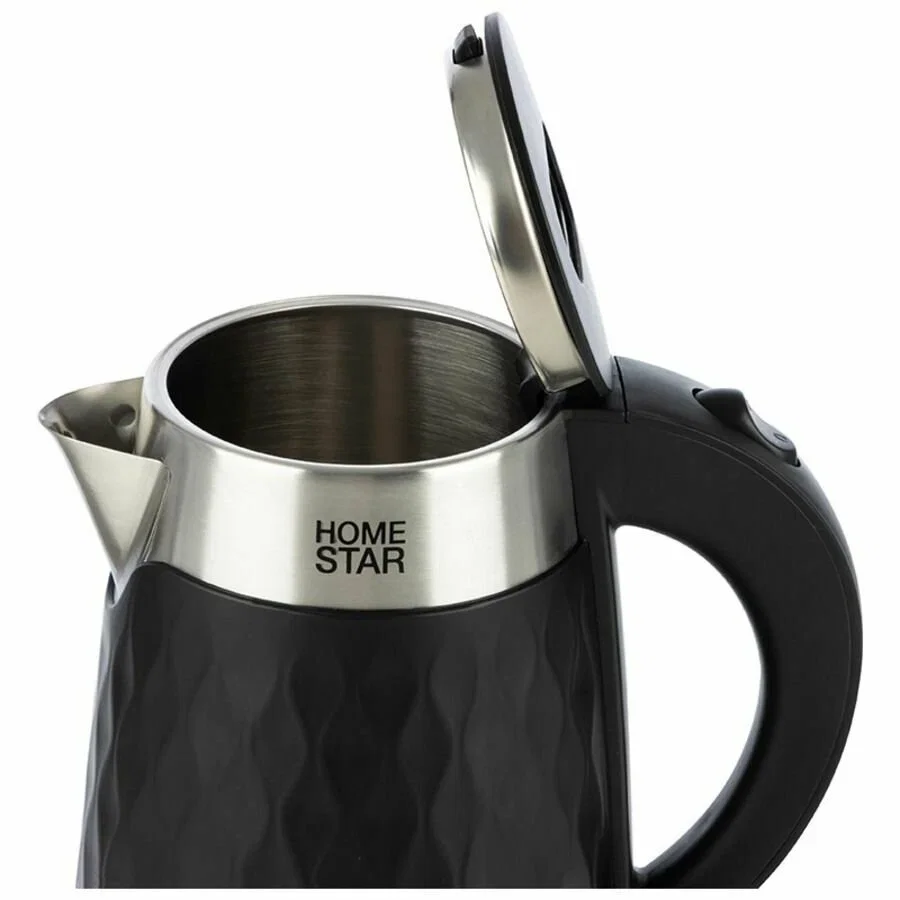 Чайник Homestar HS-1021 (1,7 л) черный, двойной корпус