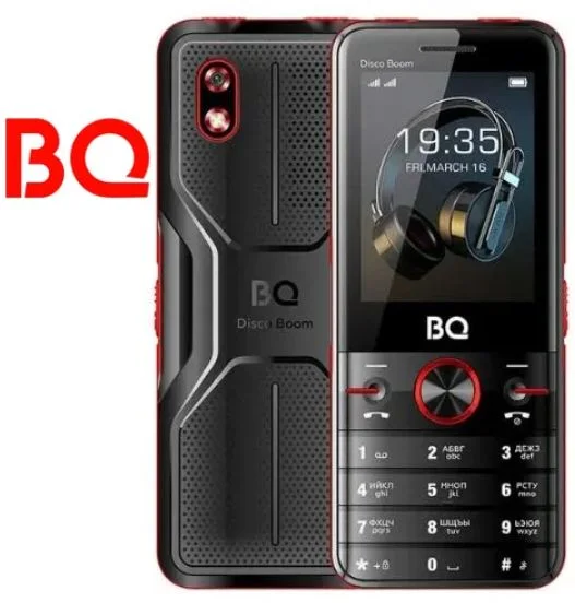 Мобильный телефон BQ 2842 Disco Boom черный/красный
