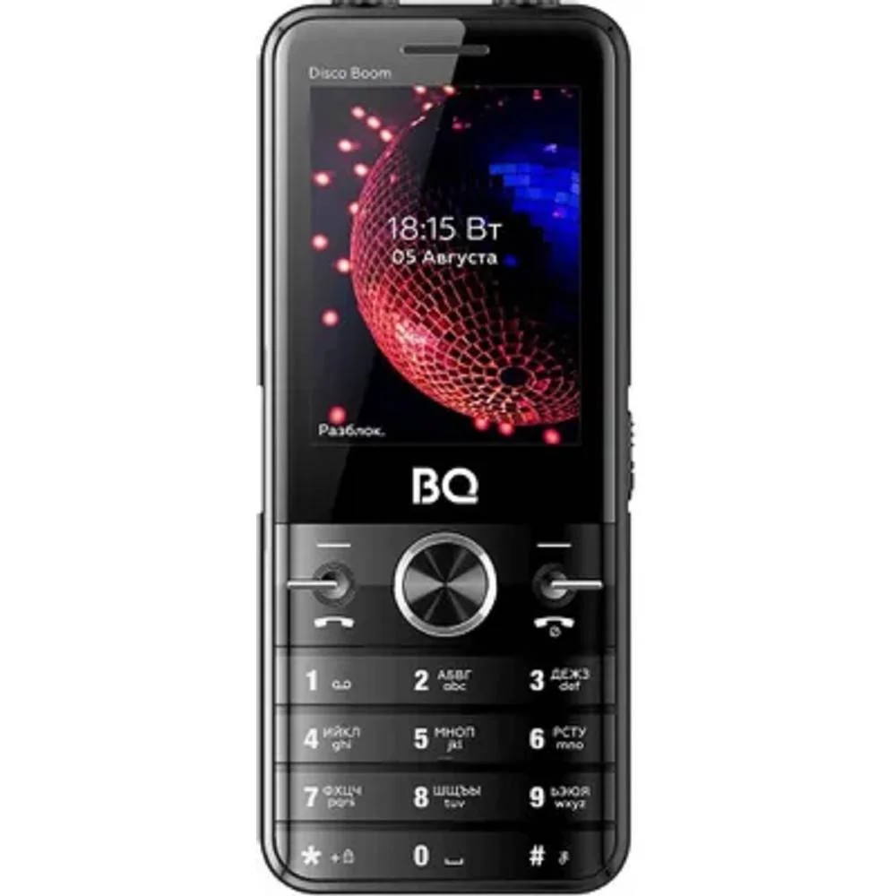 Мобильный телефон BQ 2842 Disco Boom черный/синий