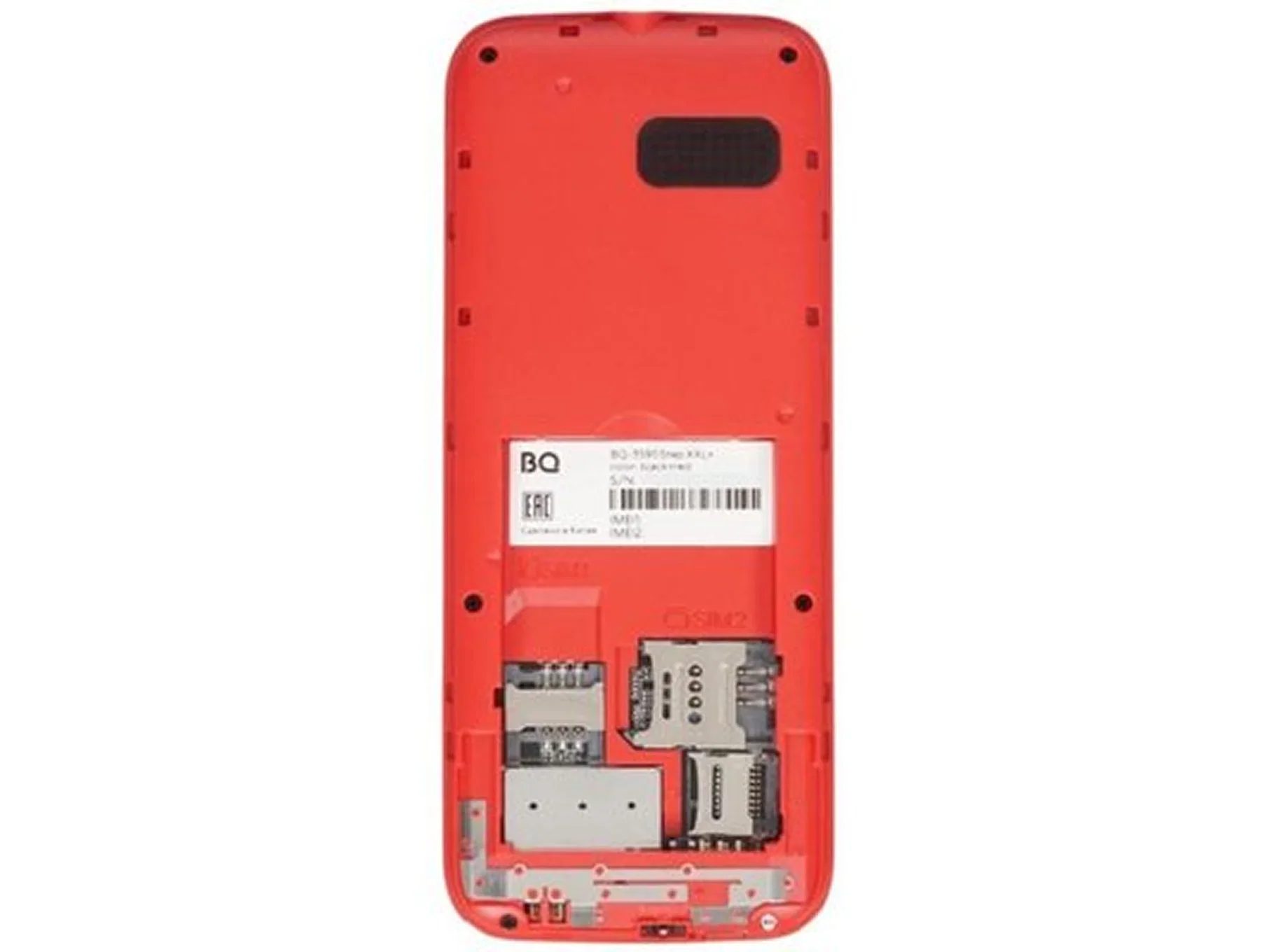 Мобильный телефон BQ 3590 Step XXL+ черный/красный