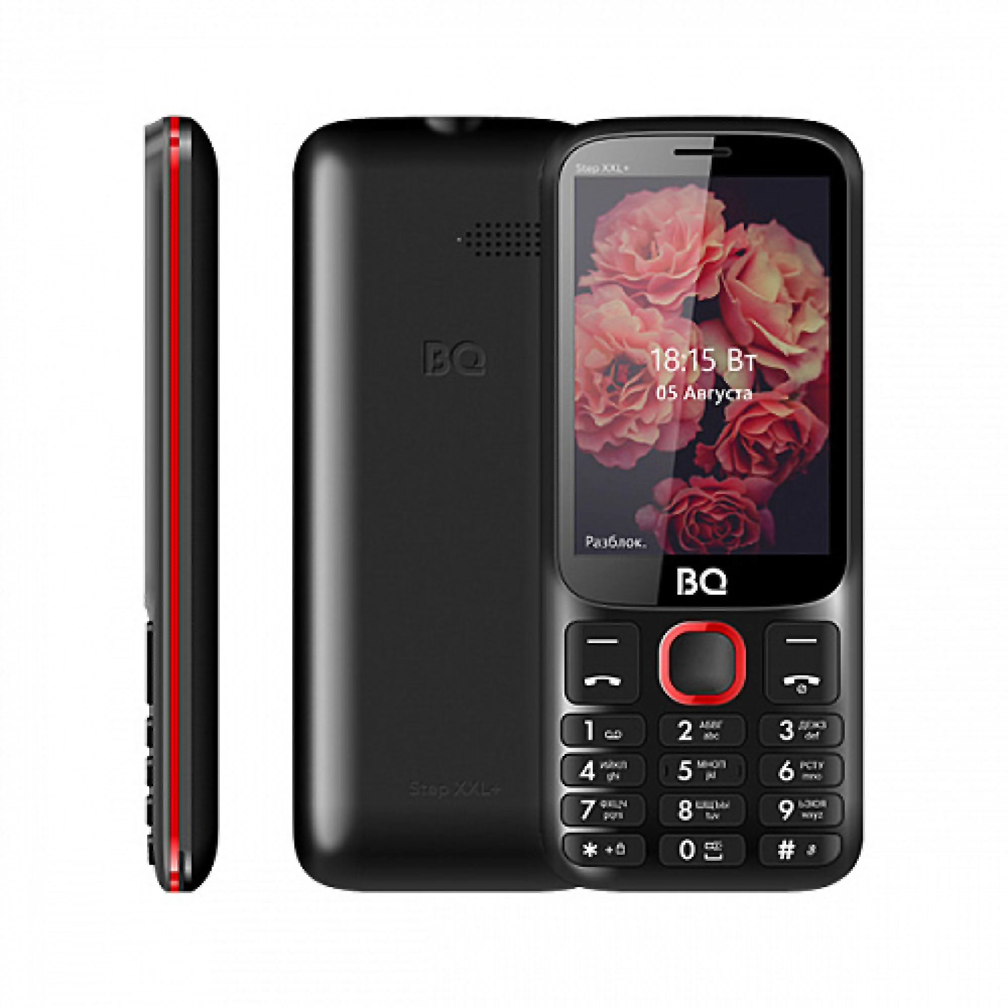 Мобильный телефон BQ 3590 Step XXL+ черный/синий