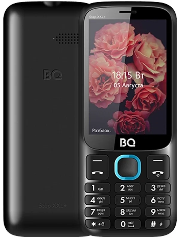 Мобильный телефон BQ 3590 Step XXL+ черный/синий