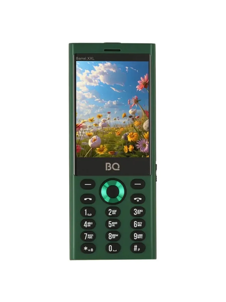 Мобильный телефон BQ 3598 Barrel XXL зеленый/черный