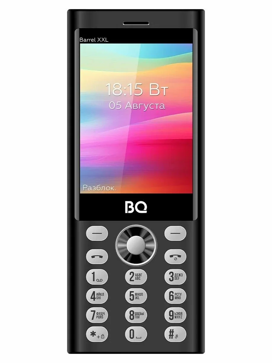 Мобильный телефон BQ 3598 Barrel XXL зеленый/черный