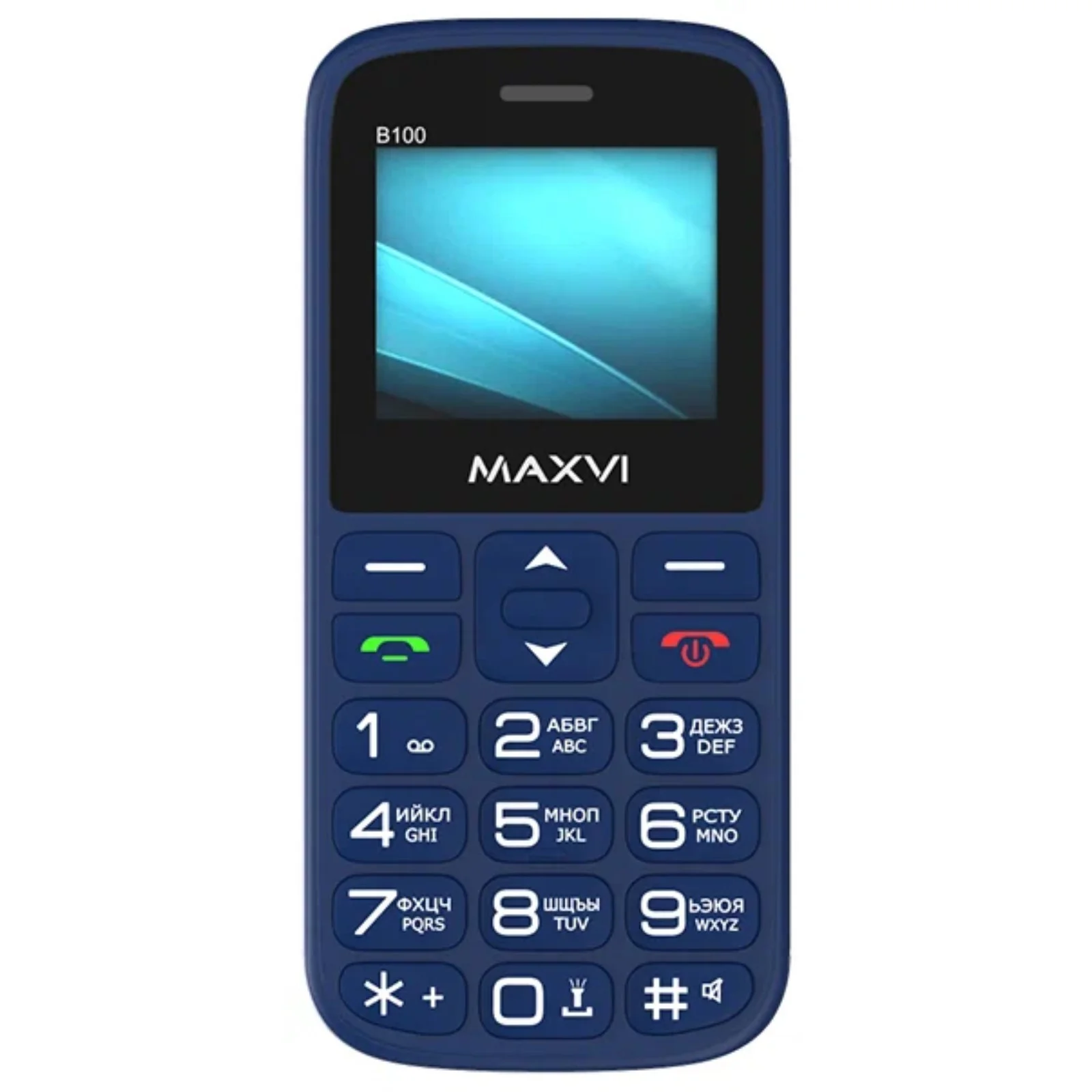 Мобильный телефон Maxvi B100i синий
