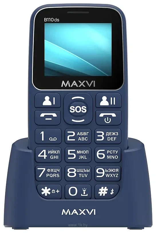 Мобильный телефон Maxvi B110 коричневый
