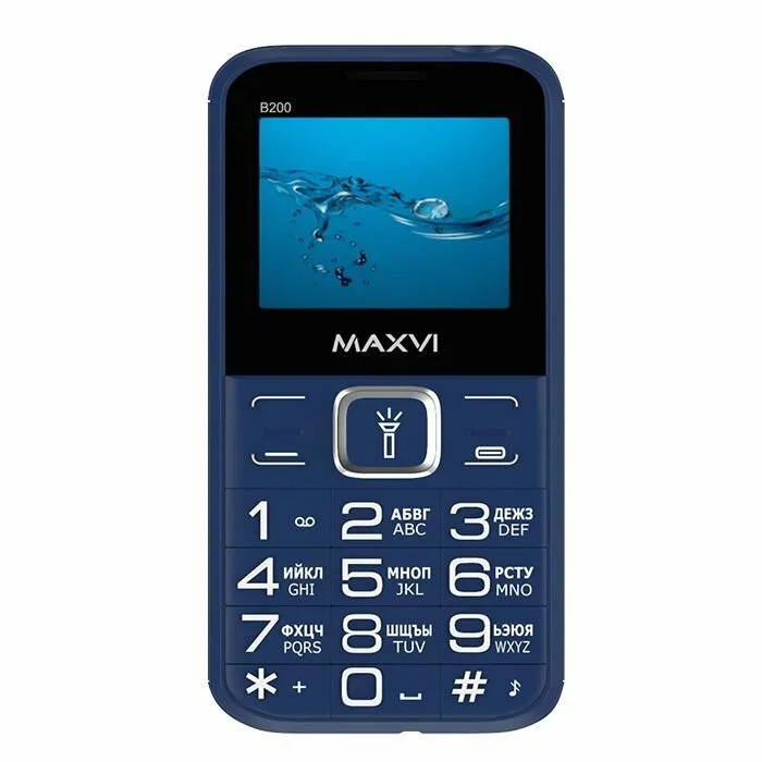 Мобильный телефон Maxvi B200 синий