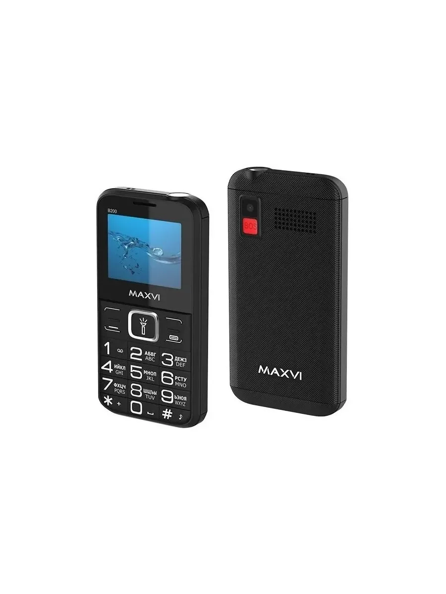 Мобильный телефон Maxvi B200 черный