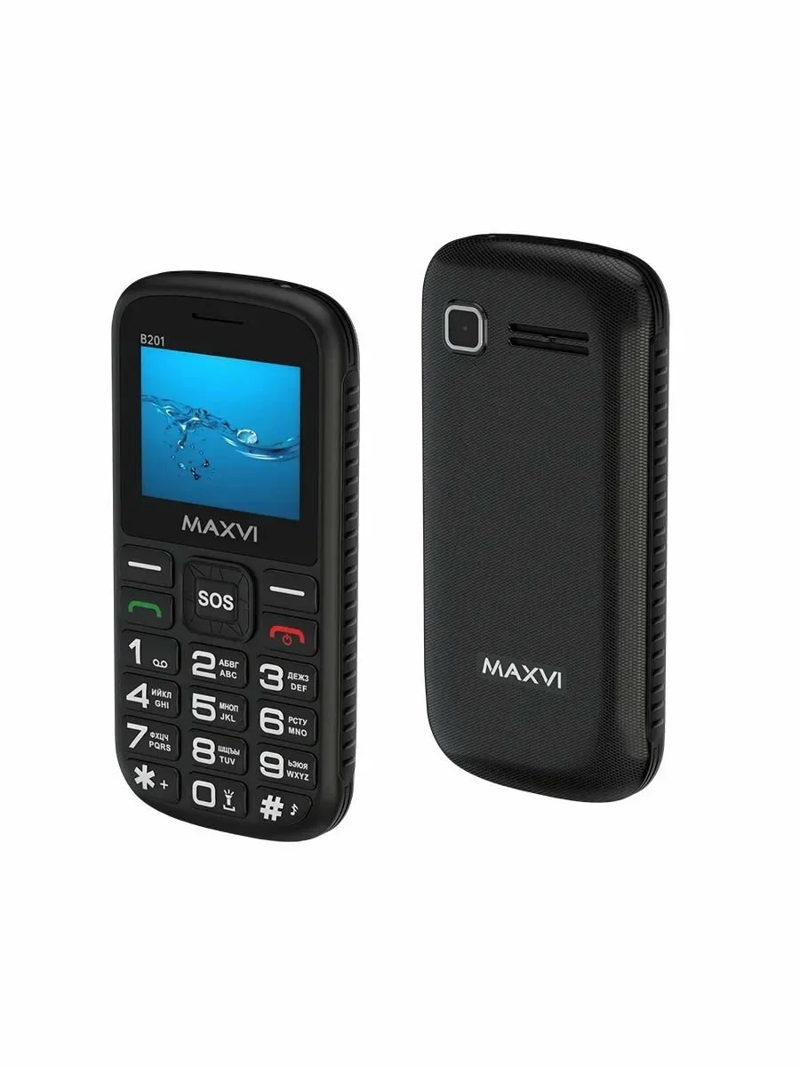 Мобильный телефон Maxvi B201 черный