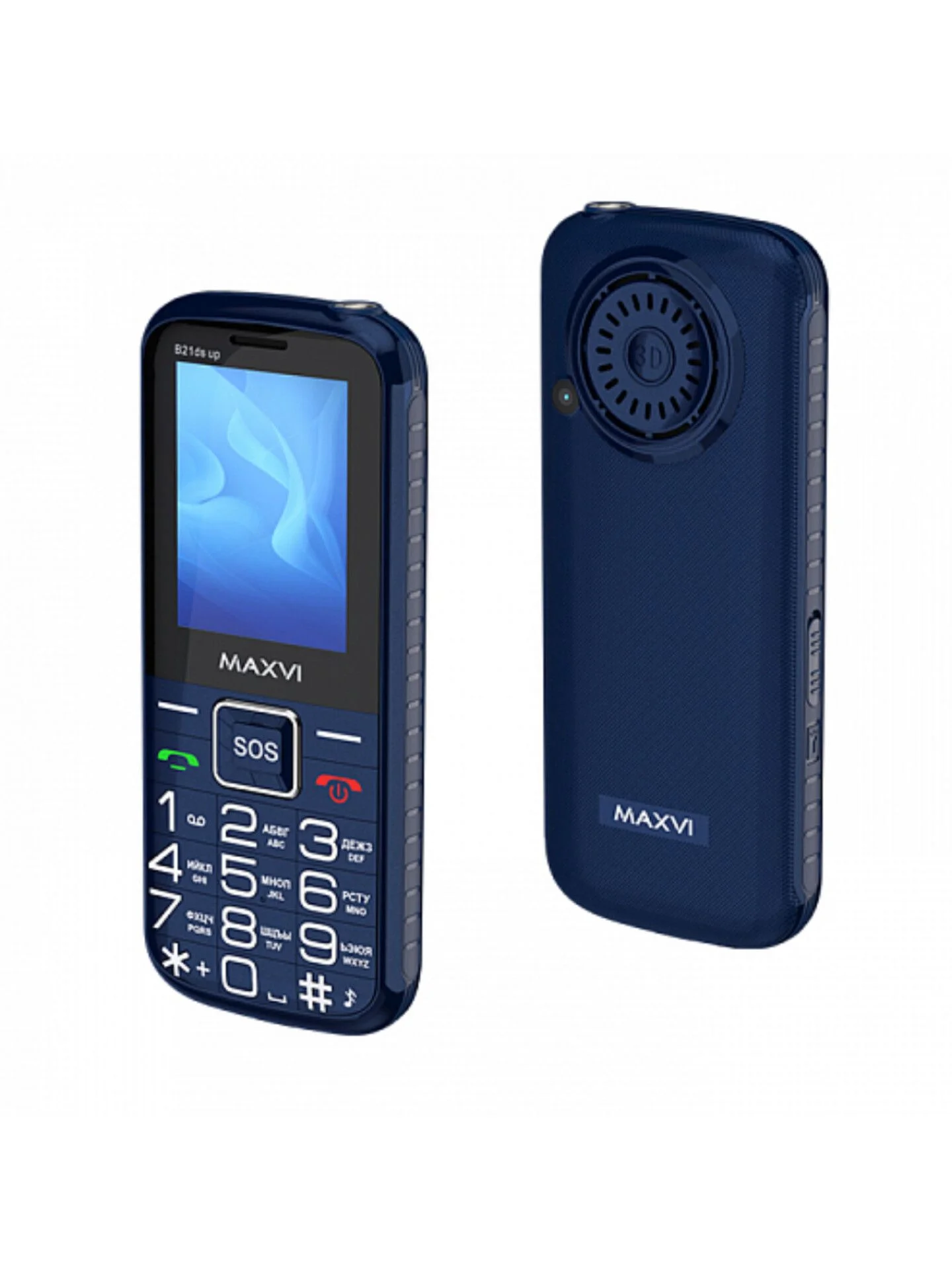 Мобильный телефон Maxvi B21ds up черный