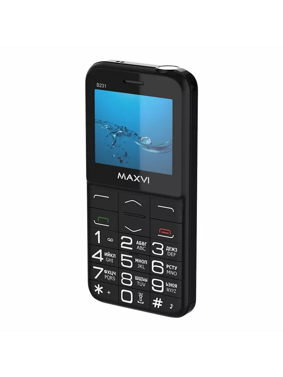 Мобильный телефон Maxvi B231 черный