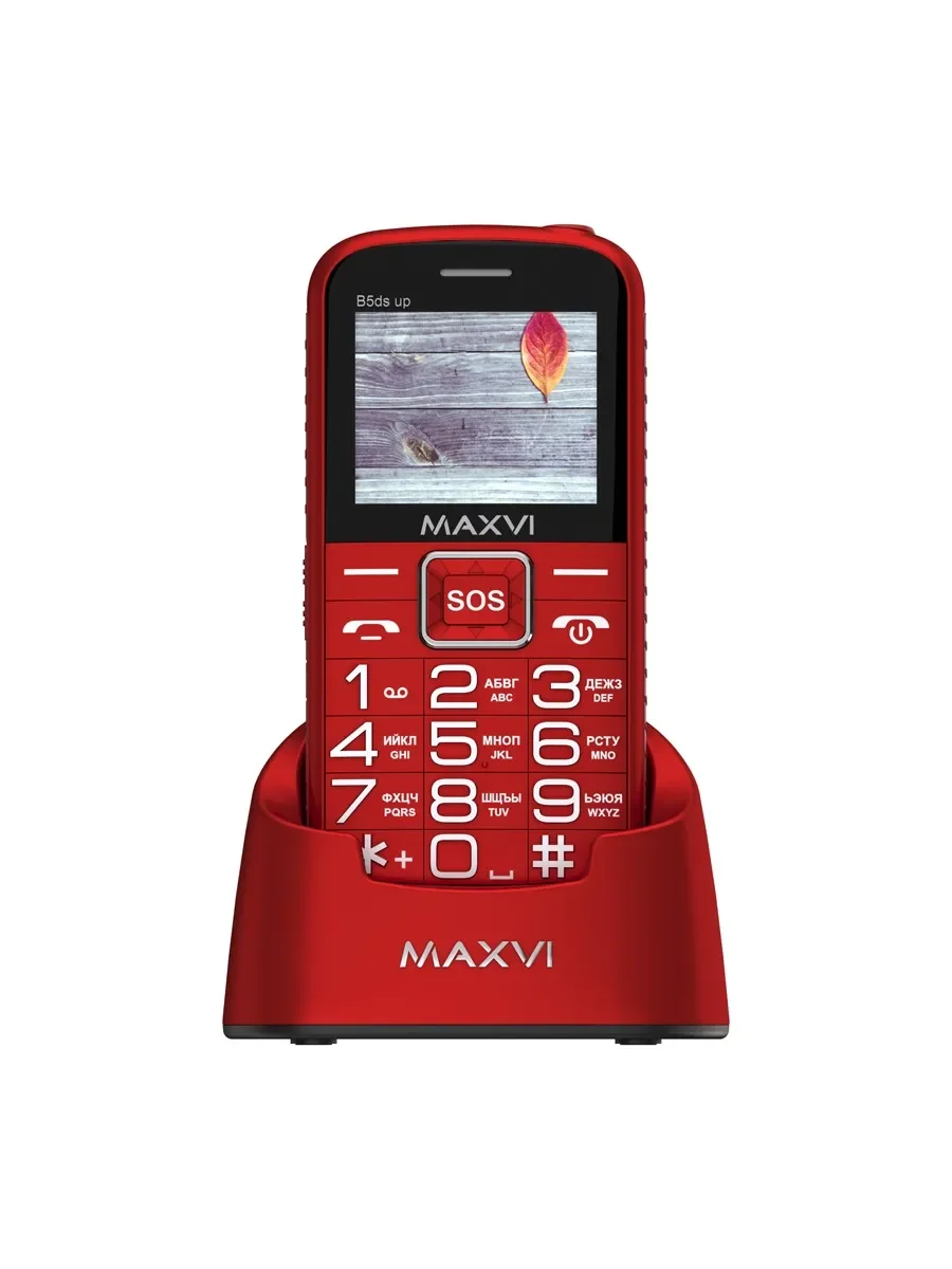 Мобильный телефон Maxvi B5ds up красный