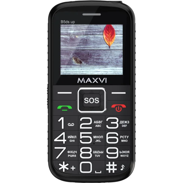 Мобильный телефон Maxvi B5ds up черный