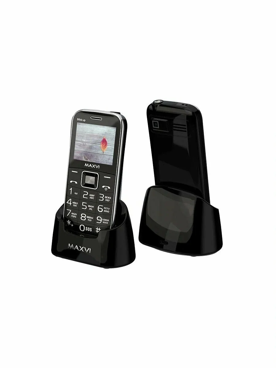 Мобильный телефон Maxvi B6ds up черный