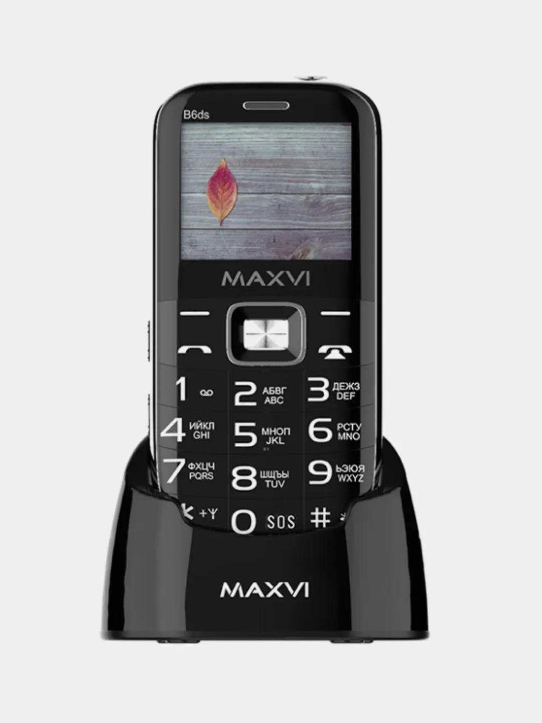 Мобильный телефон Maxvi B6ds up черный