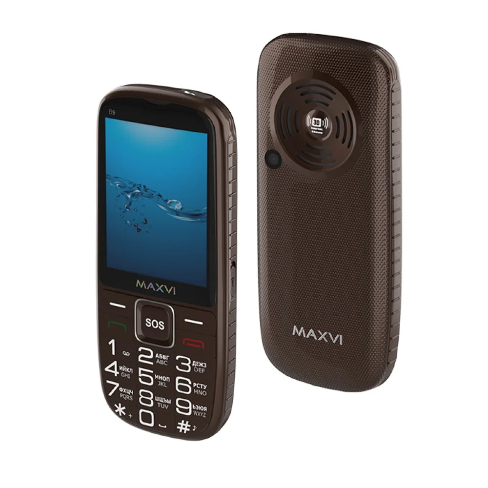 Мобильный телефон Maxvi B9 красный