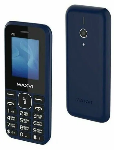 Мобильный телефон Maxvi C27 синий