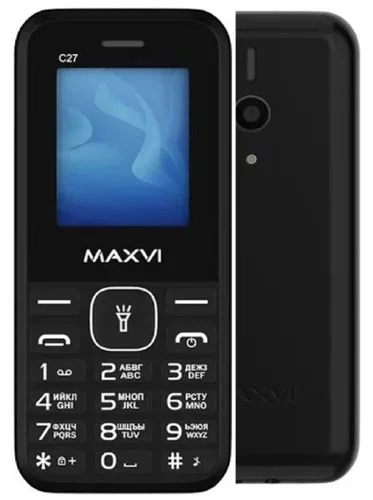 Мобильный телефон Maxvi C27 черный