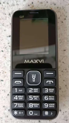 Мобильный телефон Maxvi C27 черный