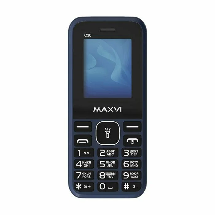 Мобильный телефон Maxvi C30 синий