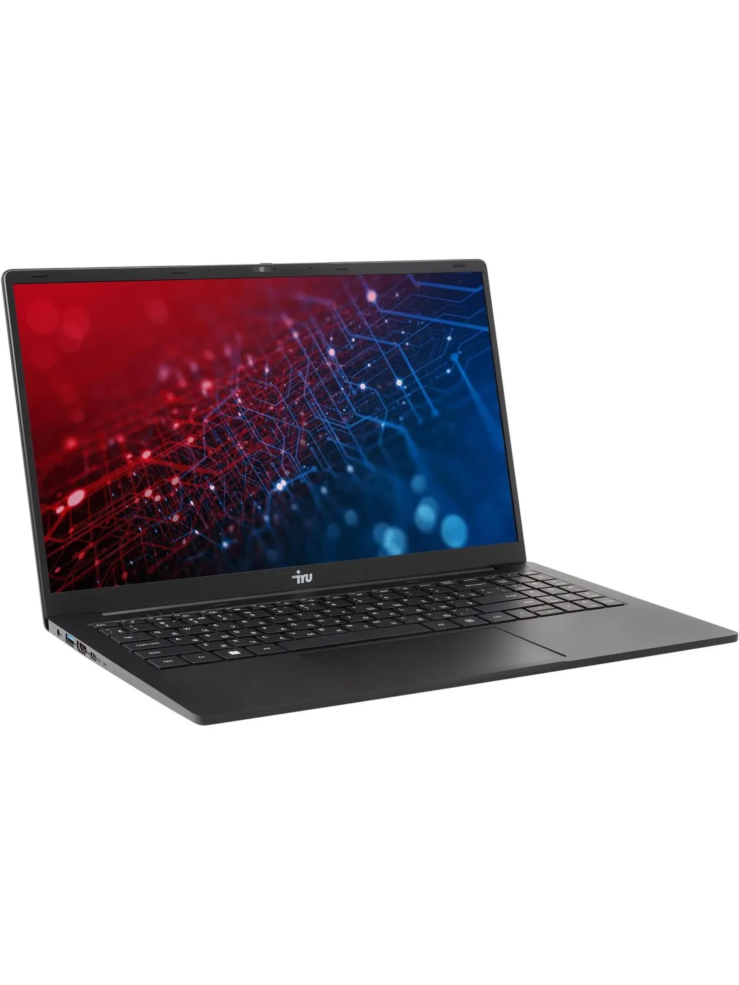 Ноутбук IRU Strato 15ALID5 Core i5 1235U 16Gb SSD512Gb Intel UHD Graphics 15.6" IPS FHD (1920x1080) FreeDOS black WiFi BT Cam 6000mAh (2148030)
