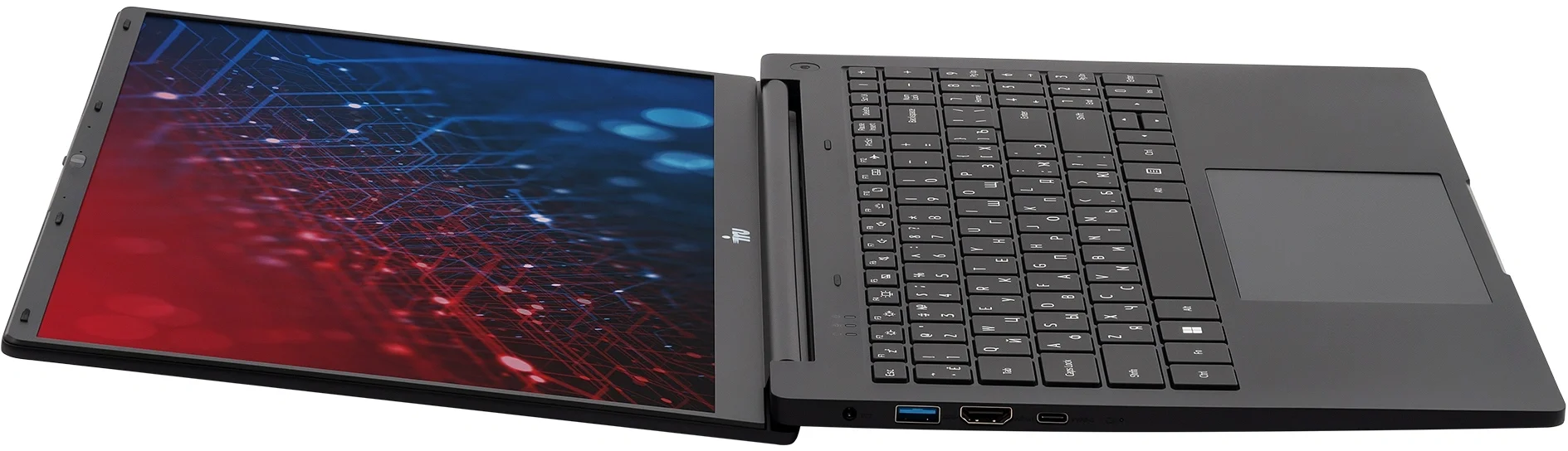Ноутбук IRU Strato 15ALID5 Core i5 1235U 8Gb SSD256Gb Intel UHD Graphics 15.6" IPS FHD (1920x1080) FreeDOS black WiFi BT Cam 6000mAh (2148029)