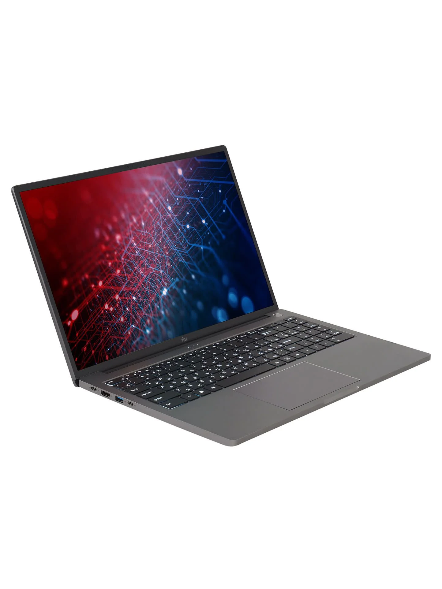Ноутбук IRU Strato 16ALMR Core i5 12450H 16Gb SSD512Gb Intel UHD Graphics 16" IPS WQXGA (2560x1600) Windows 11 Pro silver WiFi BT Cam 5400mAh (2159330