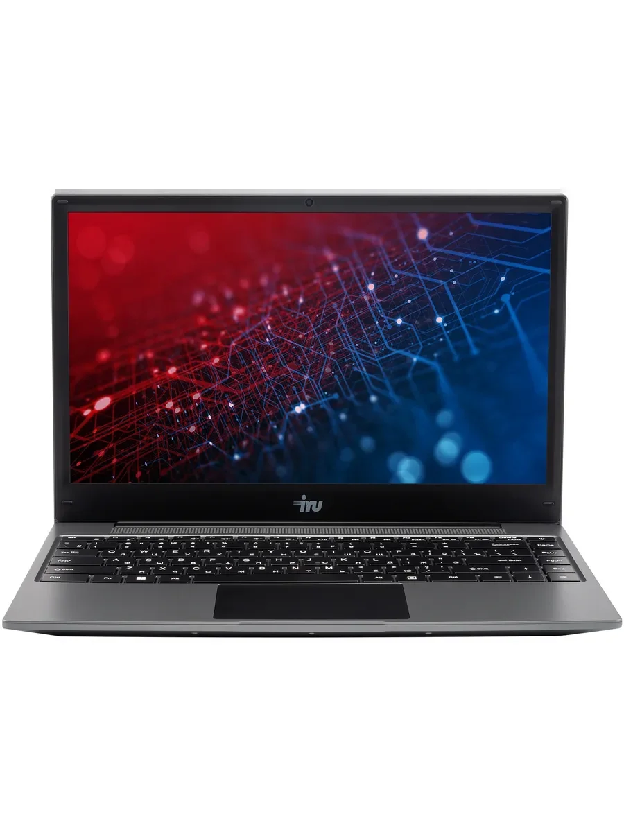 Ноутбук IRU Tactio 14ALH Core i5 1235U 16Gb SSD512Gb Intel Iris Xe graphics 14" IPS FHD (1920x1080) Windows 11 Pro Multi Language 64 grey WiFi BT Cam
