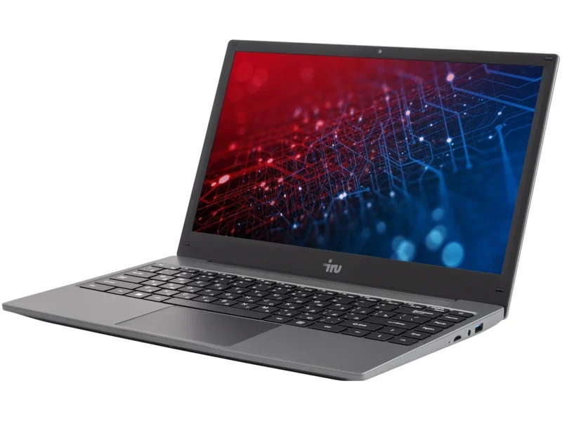 Ноутбук IRU Tactio 14RLH Ryzen 5 7430U 16Gb SSD512Gb AMD Radeon Graphics 14" IPS FHD (1920x1080) FreeDOS grey WiFi BT Cam 4000mAh (2084813)