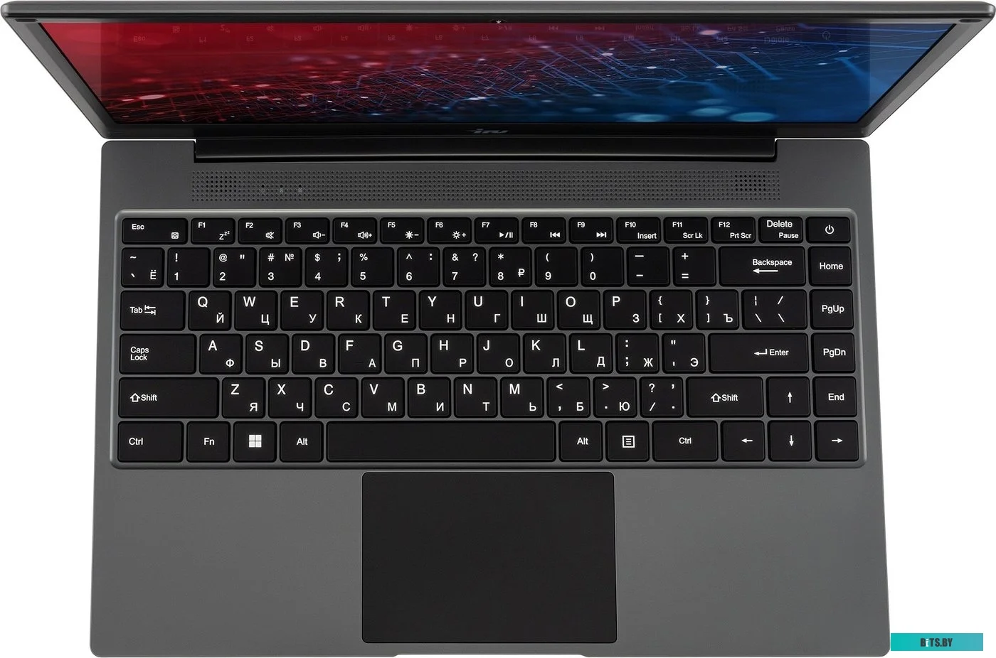 Ноутбук IRU Tactio 14RLH Ryzen 5 7430U 16Gb SSD512Gb AMD Radeon Graphics 14" IPS FHD (1920x1080) FreeDOS grey WiFi BT Cam 4000mAh (2084813)