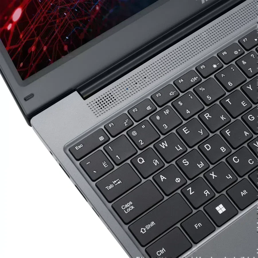 Ноутбук IRU Tactio 14RLH Ryzen 5 Pro 5675U 8Gb SSD256Gb AMD Radeon Graphics 14" IPS FHD (1920x1080) FreeDOS grey WiFi BT Cam 4000mAh (2058867)