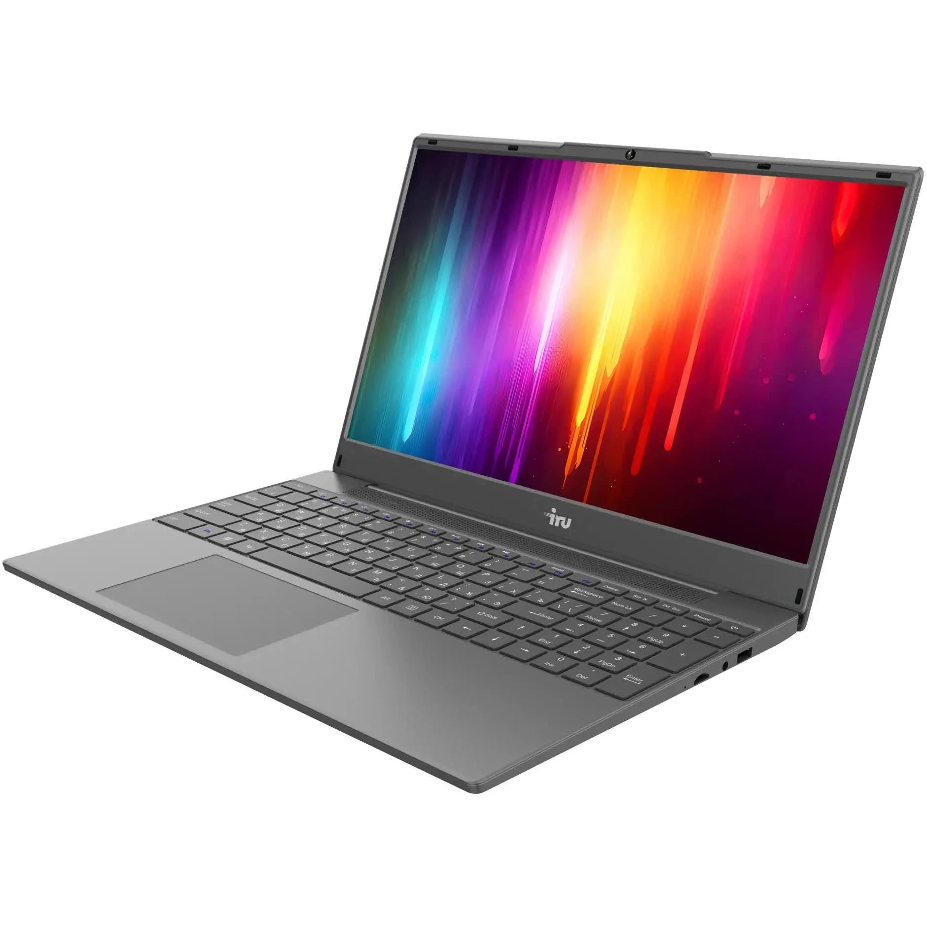 Ноутбук IRU Tactio 15PHR Ryzen 7 5825U 16Gb SSD512Gb AMD Radeon Graphics 15.6" IPS FHD (1920x1080) Windows 11 Pro 64 black WiFi BT Cam 4000mAh (215014