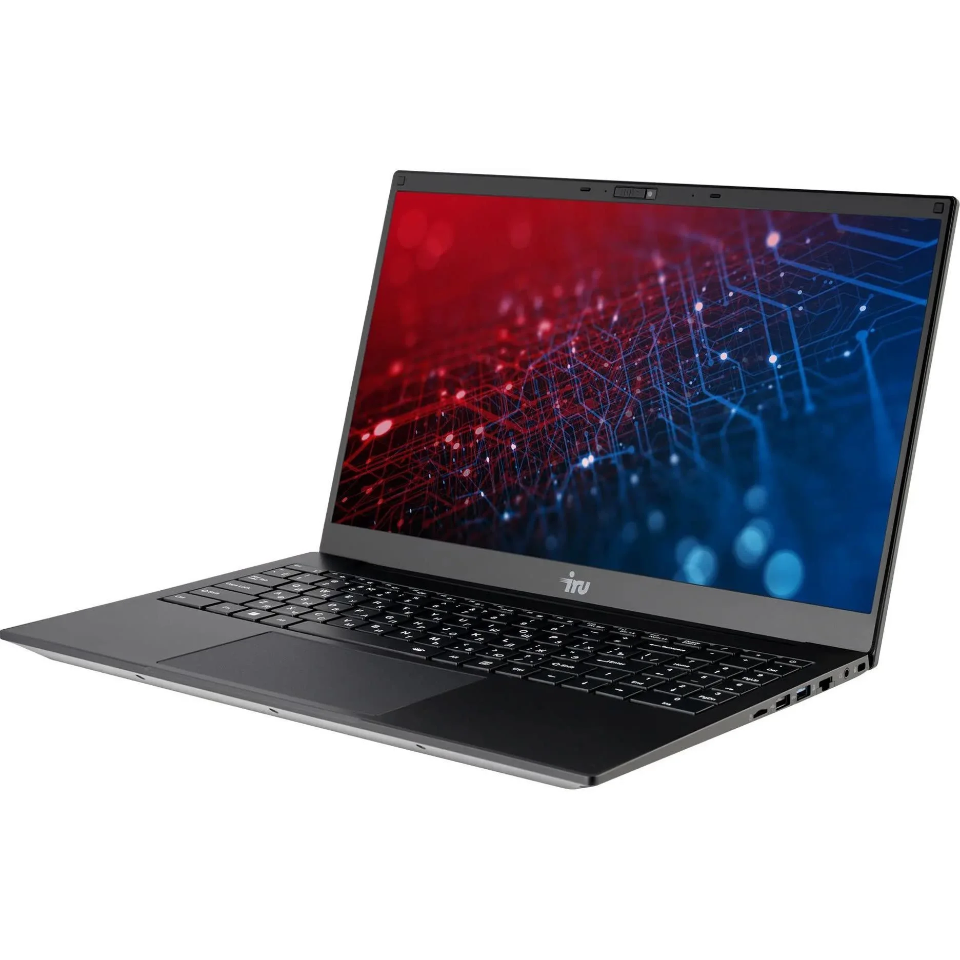 Ноутбук IRU Tactio 15PHR Ryzen 7 5825U 16Gb SSD512Gb AMD Radeon Graphics 15.6" IPS FHD (1920x1080) Windows 11 Pro 64 black WiFi BT Cam 4000mAh (215014