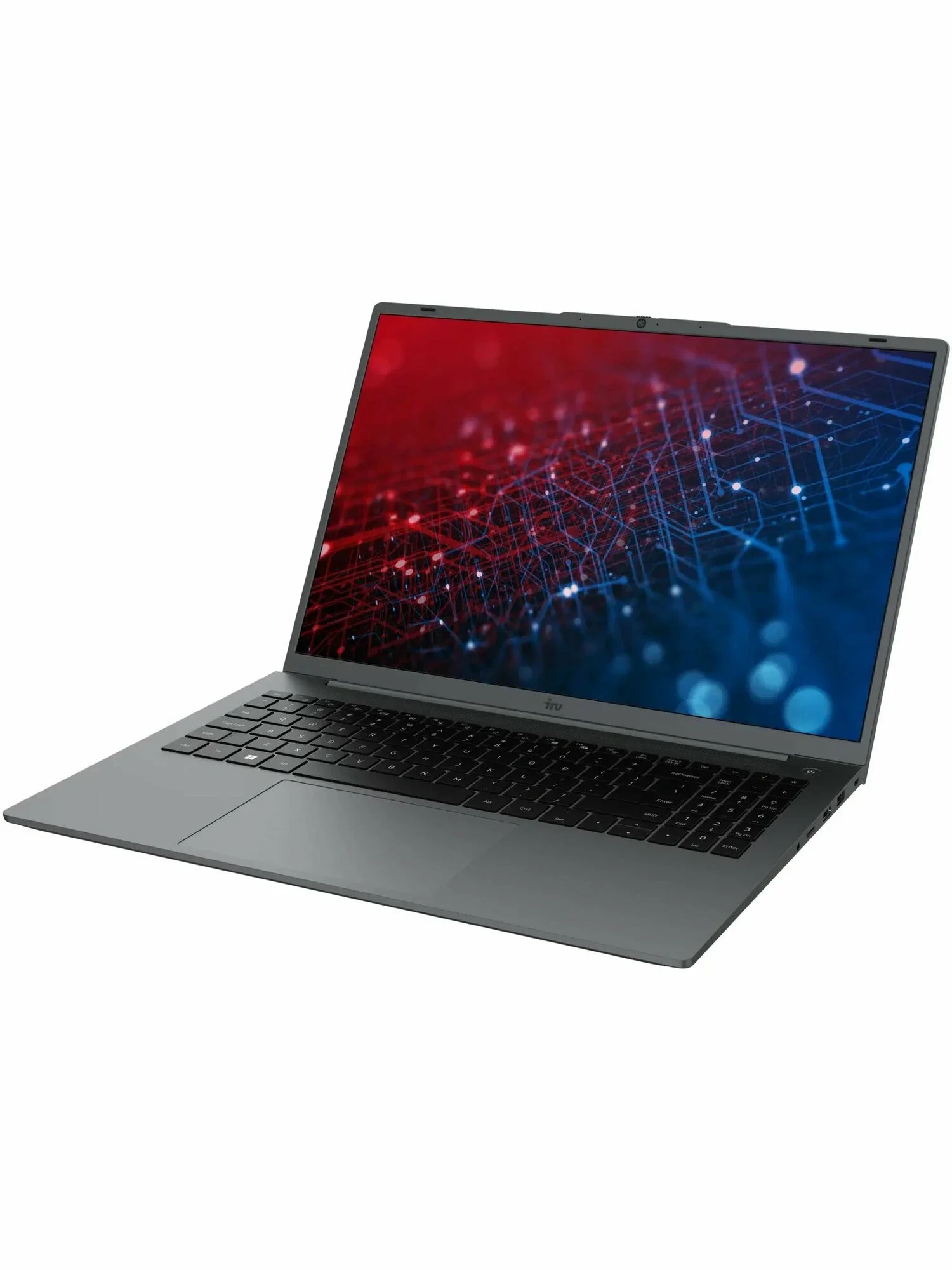 Ноутбук IRU Tactio 16ALB Core i5 1235U 16Gb SSD256Gb Intel UHD Graphics 16" IPS FHD (1920x1200) Windows 11 Pro grey WiFi BT Cam 4830mAh (2110207)