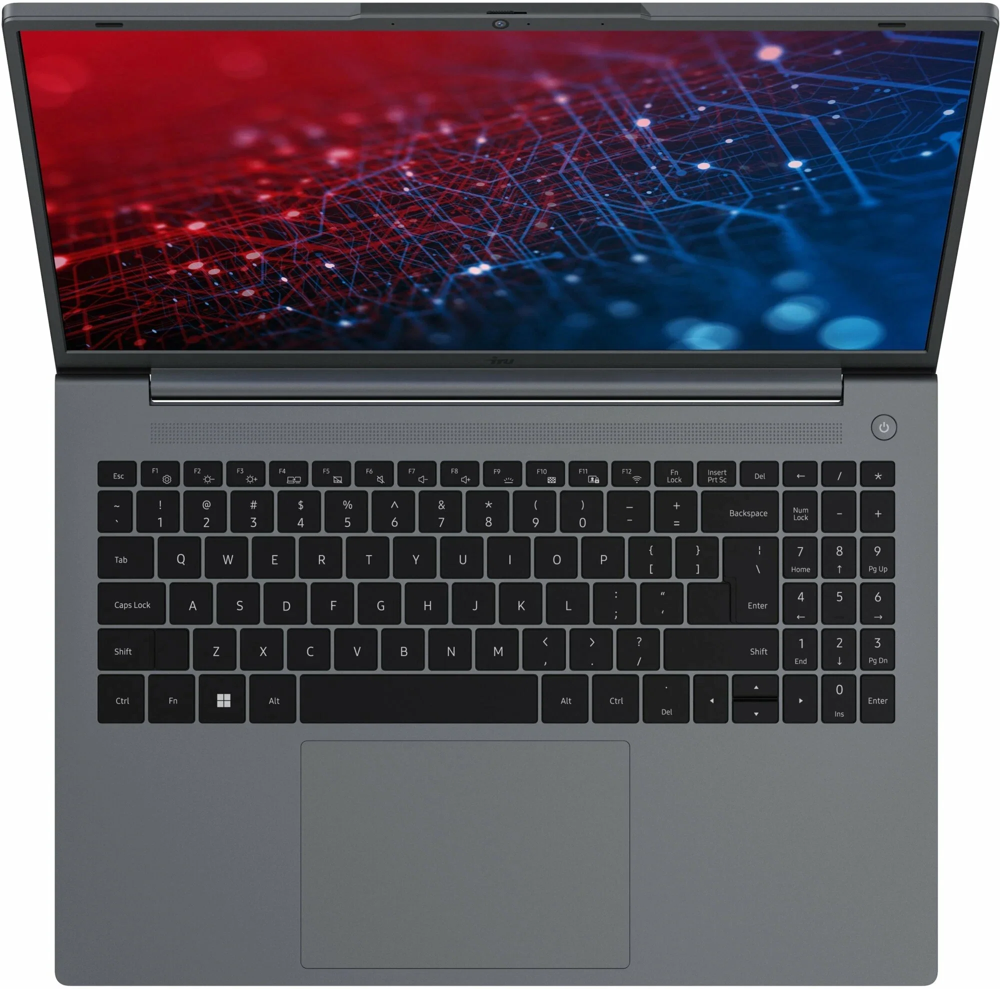 Ноутбук IRU Tactio 16ARB Ryzen 5 5500U 16Gb SSD512Gb Intel UHD Graphics 16" IPS FHD (1920x1200) Windows 11 Pro grey WiFi BT Cam 4830mAh (2110097)