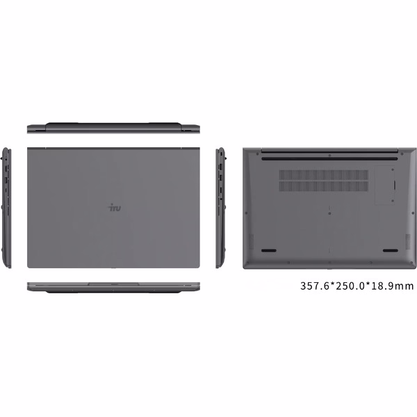 Ноутбук IRU Tactio 16ARB Ryzen 5 5500U 16Gb SSD512Gb Intel UHD Graphics 16" IPS FHD (1920x1200) Windows 11 Pro grey WiFi BT Cam 4830mAh (2110097)