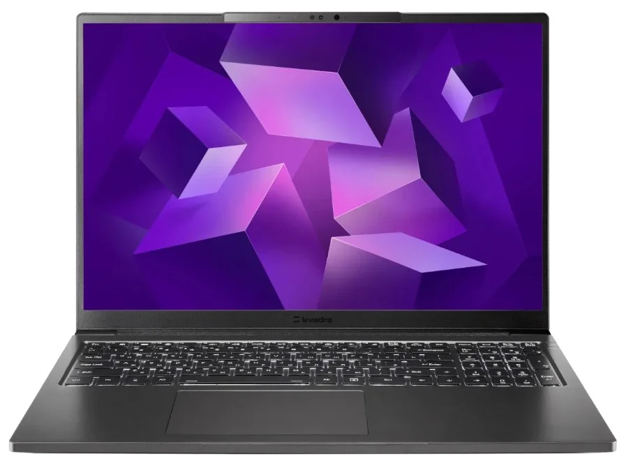 Ноутбук Kvadra Nau LP16 Core Ultra 7 155U 16Gb SSD512Gb 16" IPS HD+ 4G без ОС graphite WiFi BT Cam (Y22L01CAS122R_CC5A28)