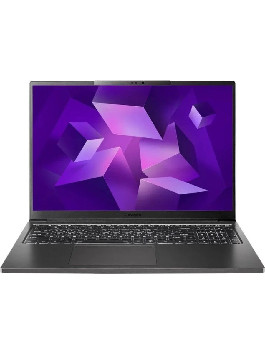 Ноутбук Kvadra Nau LP16 Core Ultra 7 155U 16Gb SSD512Gb 16" IPS HD+ 4G без ОС graphite WiFi BT Cam (Y22L01CAS122R_CC5A28)