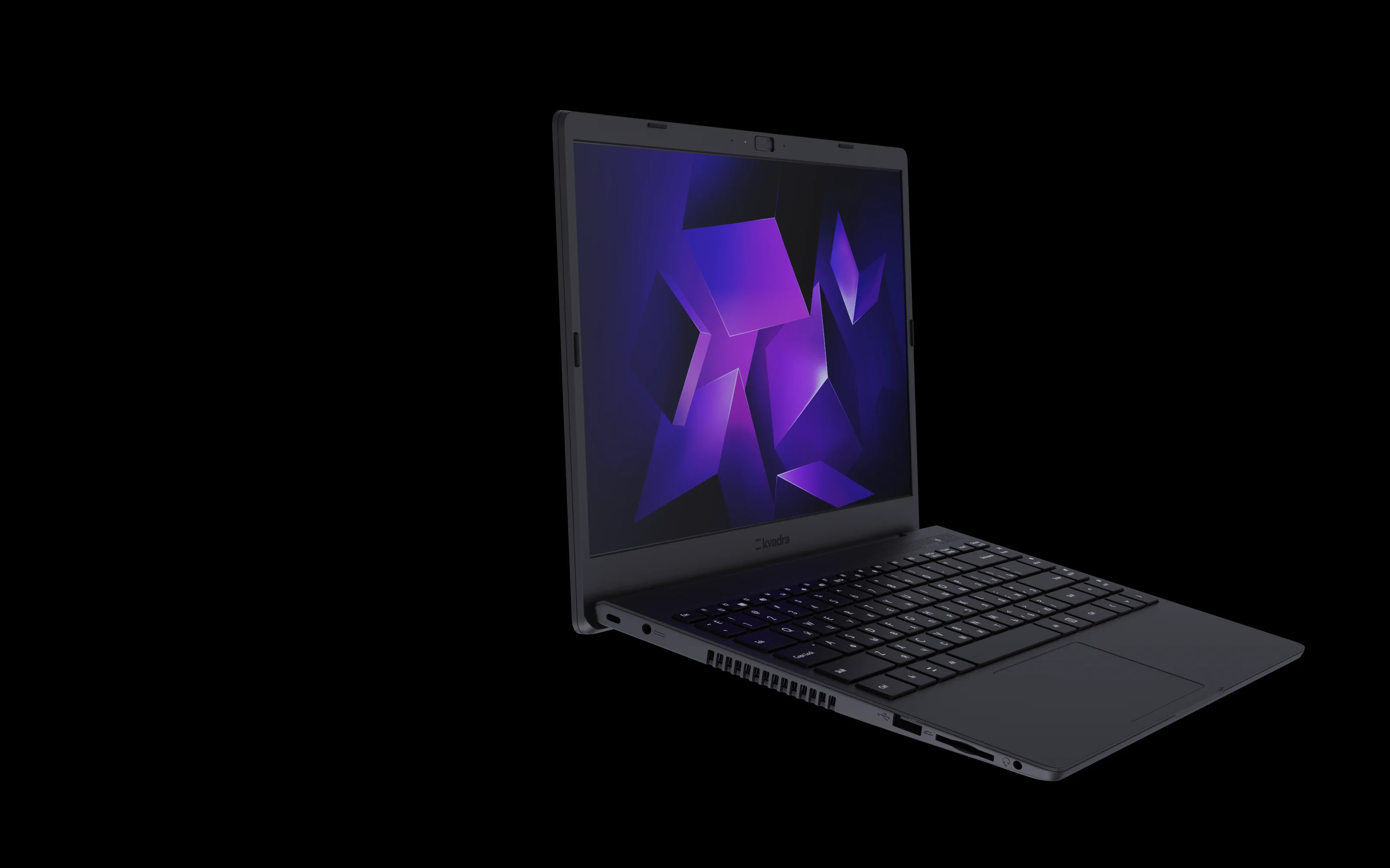 Ноутбук Kvadra Nau LP16 Core Ultra 7 155U 16Gb SSD512Gb 16" без ОС graphite WiFi BT (Y22L01CAS122R_DCFD05)