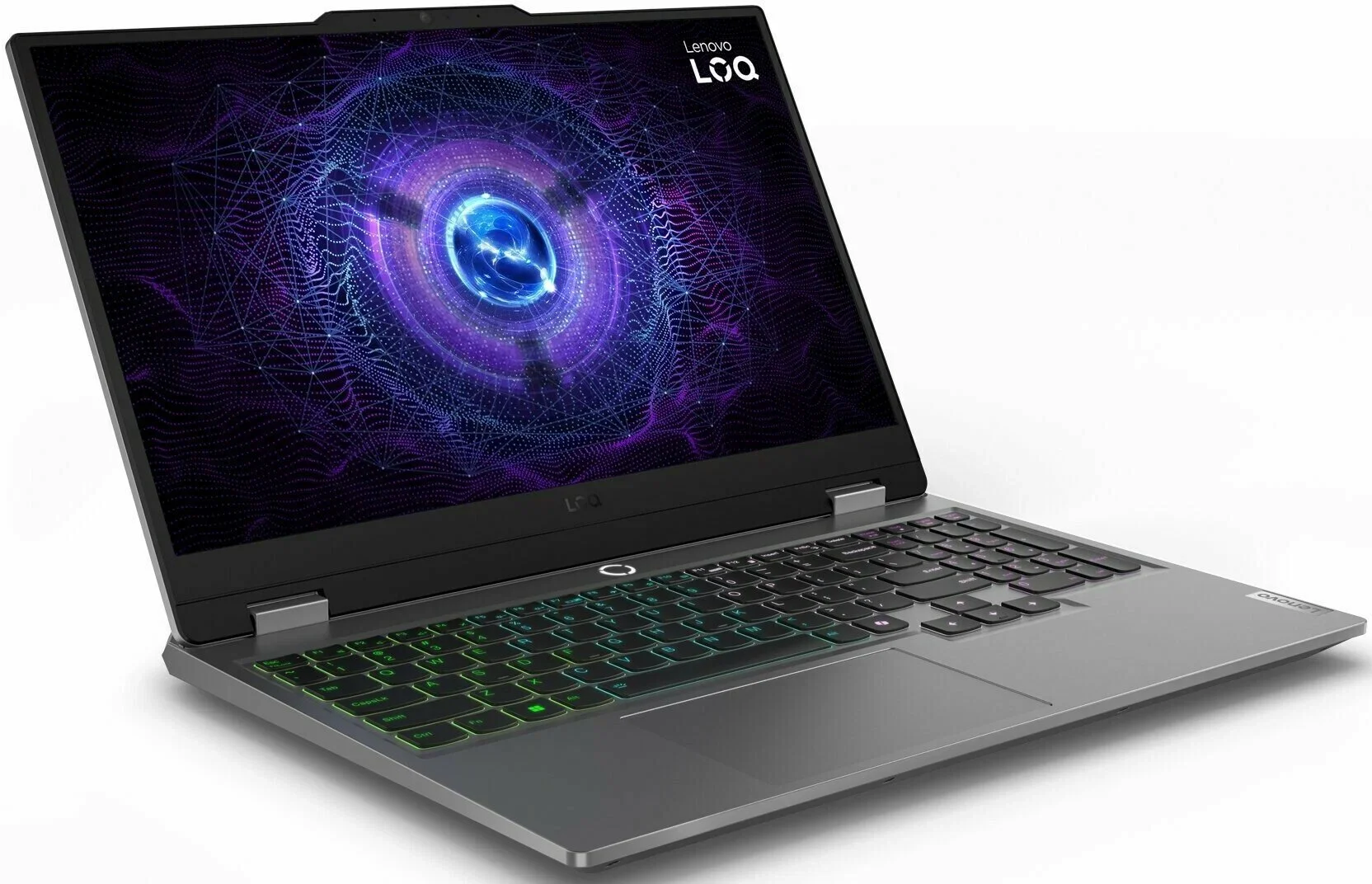 Ноутбук Lenovo LOQ 15IRX9 Core i7 13650HX 16Gb SSD512Gb NVIDIA GeForce RTX4050 6Gb 15.6" IPS FHD (1920x1080) без ОС grey WiFi BT Cam (83DV0071PS)