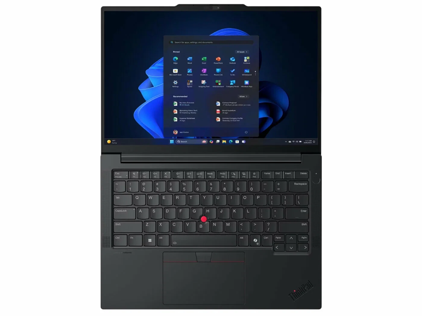Ноутбук Lenovo ThinkPad E14 G7 Core 5 210H 16Gb SSD512Gb Intel Graphics 14" IPS WUXGA (1920x1200) Windows 11 Pro black WiFi BT Cam (21T9002HUS)