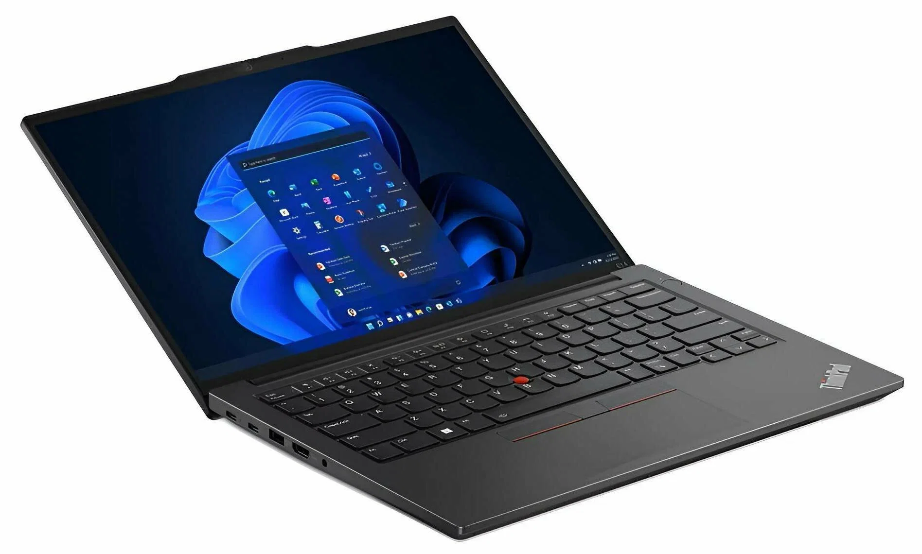 Ноутбук Lenovo ThinkPad E14 Gen 5 Core i5 1335U 16Gb SSD512Gb Intel Iris Xe graphics 14" IPS WUXGA (1920x1200) без ОС black WiFi BT Cam (_21JKS14F00)