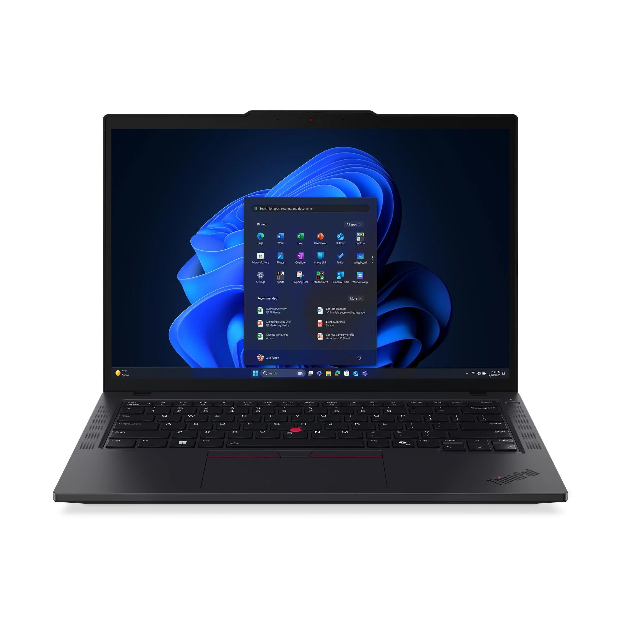 Ноутбук Lenovo ThinkPad T14 G6 Core Ultra 5 225U 16Gb SSD512Gb Intel Graphics 14" IPS WUXGA (1920x1200) без ОС black WiFi BT Cam (21QC006CFW)